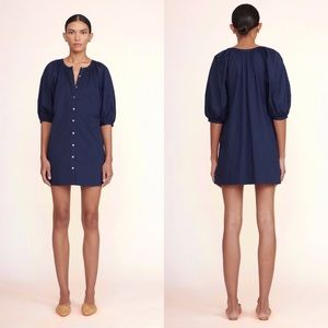 Staud Mini Vincent Dress Navy